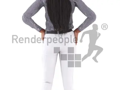 Amber Animated 004 Standing