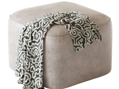 Fitz Pouf 3D model purchase