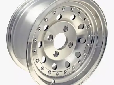 American Racing Outlaw II Wheel Natural 3D model