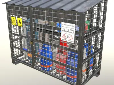Gas Cylinder Collection 3D Model Pack