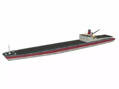 Container ship Low-poly Low-poly 3D model