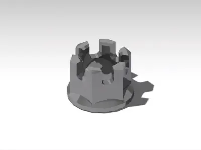 Nut metal Free 3D model by burakberk