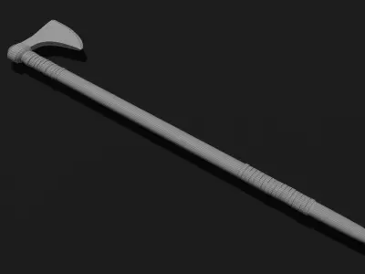 Viking Axe 4 Low-poly 3D model