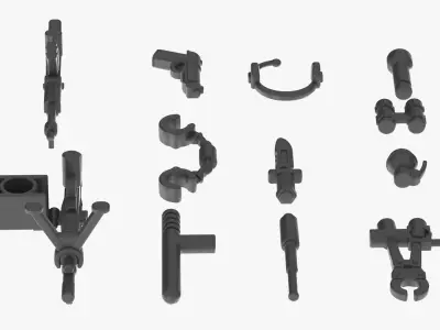 Lego Weapon Collections 3D model order