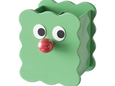 Creative Cute Pen Holder 3D model