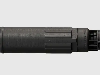 CGS SCI - Six Suppressor - Replica Low-poly 3D model