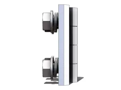 Dobradica Zamak Tasco 91473 Hinge 3D model
