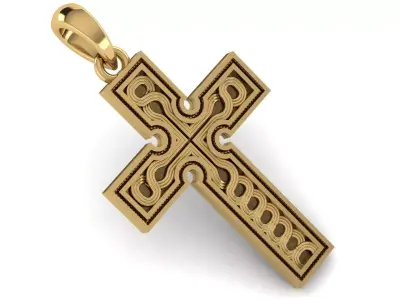 CROSS PENDANT CR195 3D print model