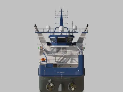 Armada 7801 Offshore Supply Ship 3D model