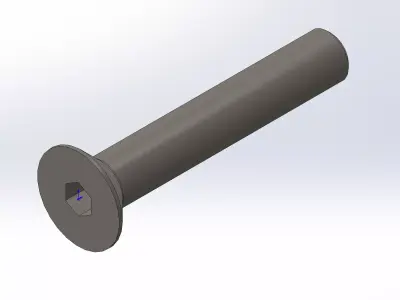 Biblioteca Cad Fixadores Normatizados Din 3D model
