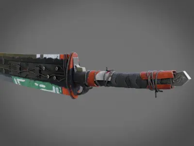 Sword - BioMutant Low-poly 3D model