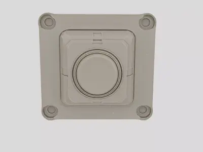 Industrial Factory Control Button Housing for 3D print 3D model