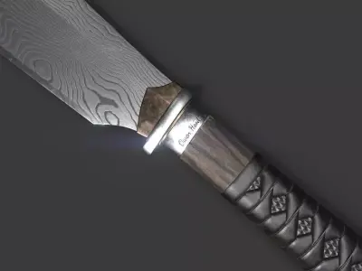 Hunting knife 3D model order