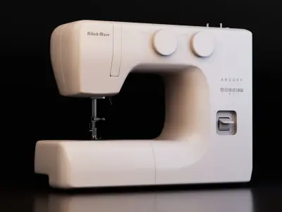 Sewing Machine Low-poly 3D model get