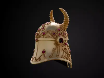 Stylized Persian Helmet - Shahs Glory 3D print model