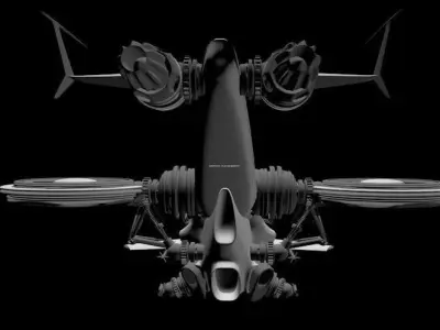 Helicopter 3D model purchase