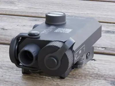 Tactical Laser Low-poly Textured Game-Ready  Low-poly 3D model