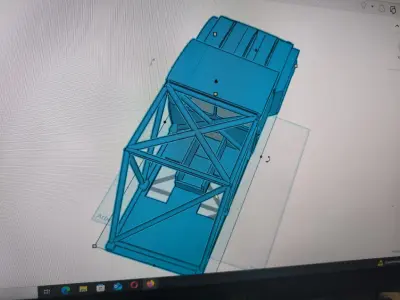 Self designed body for a Axial SCX10 313 mm  3D print model