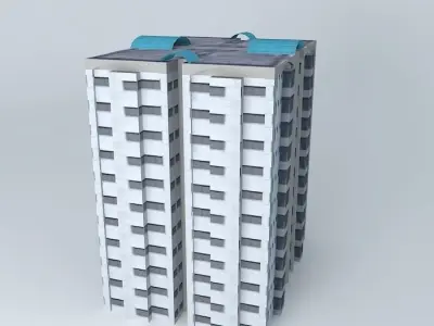 MP Bhaban 3 Free 3D model