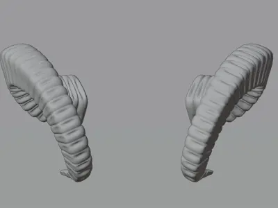 Horns 3D model
