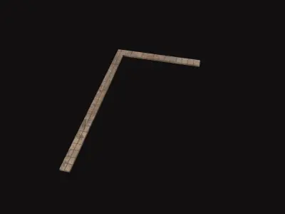 Medieval Ruler Low-poly 3D model