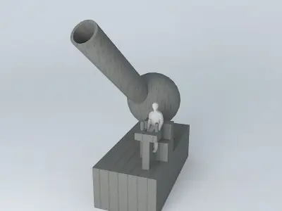 cannon Free 3D model