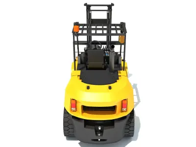 Pneumatic Tire Forklift 3D model