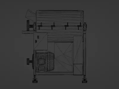 Kernel Corn Pulvurizer Machine 3D model
