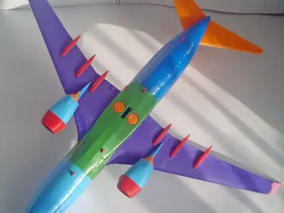 181113 Model kit Boeing 737-700 Sharklet Up 3D print model
