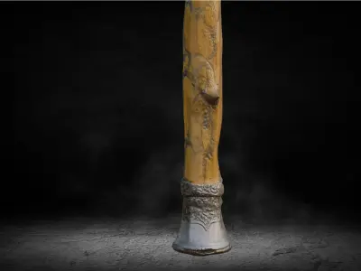 Medieval War Mace High-poly 3D Model 3D model