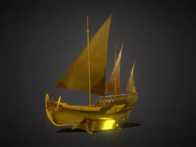  ship  model 3D print model