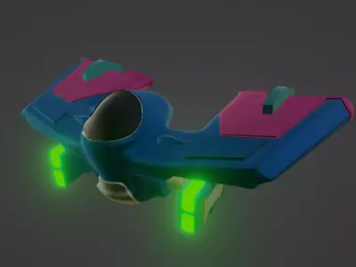 Battle aircraft-Fast B 3D print model