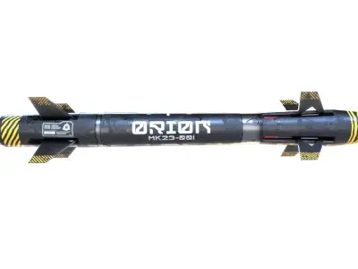 ORION ROCKET Low-poly 3D model