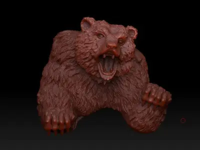 the bear 1  mammals  3D model