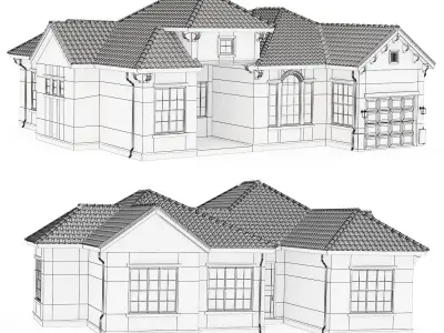 Private house 2 3D model