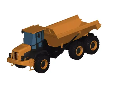 Articulated Dump Truck 3D model