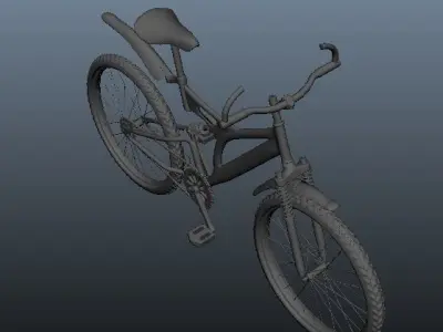 bicycle Low-poly 3D model purchase