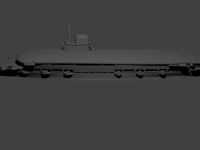 British Courageous Class Aircraft Carrier 3D print model