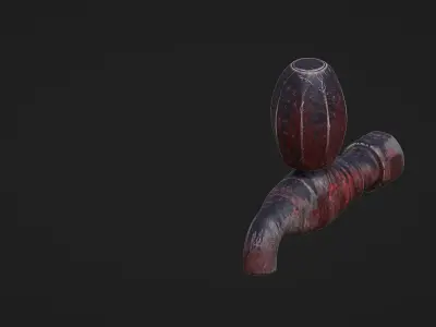 Old Rusted and worn Water Faucet Tap Free 3D model