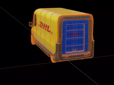 DHL Rivian EDV 3D model