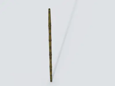 Bamboo Low-poly 3D model