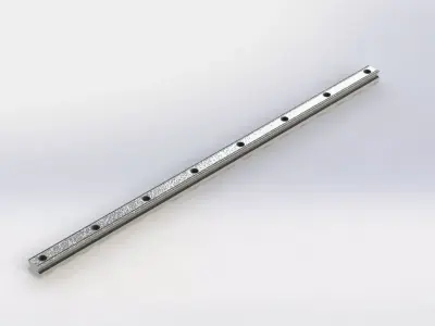 Trilho Guia Linear SSR15XWY44010 THK Linear Guide Rail 3D model