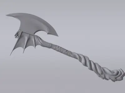 Fantasy Axe 3D model