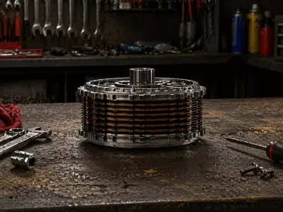 Realistic Automotive Clutch Plate Assembly 3D model