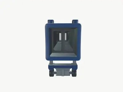 Boarding Tunnel Low-poly 3D model