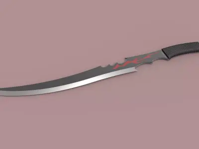 Sword knife 3D model