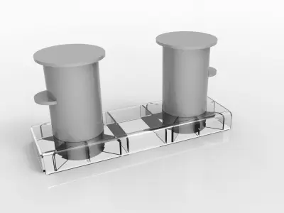 Ship Bollard 3D model