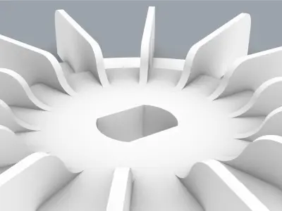 Computer Fan 3D print model