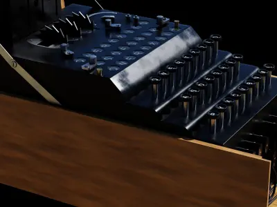 WW2 Enigma Machine Model  3D model