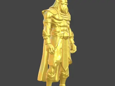 Warrior God 3D print model